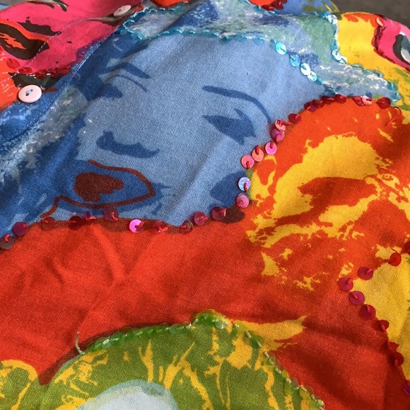 Other Destination Shirt Marilyn Monroe James Deans Warhol Versace Style Size L - Picture 8 of 9